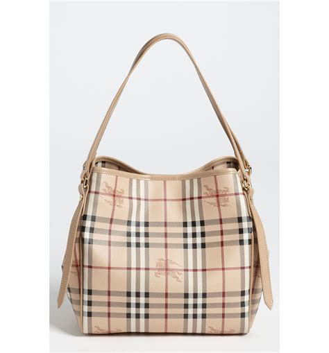 burberry small haymarket check colour tote bag